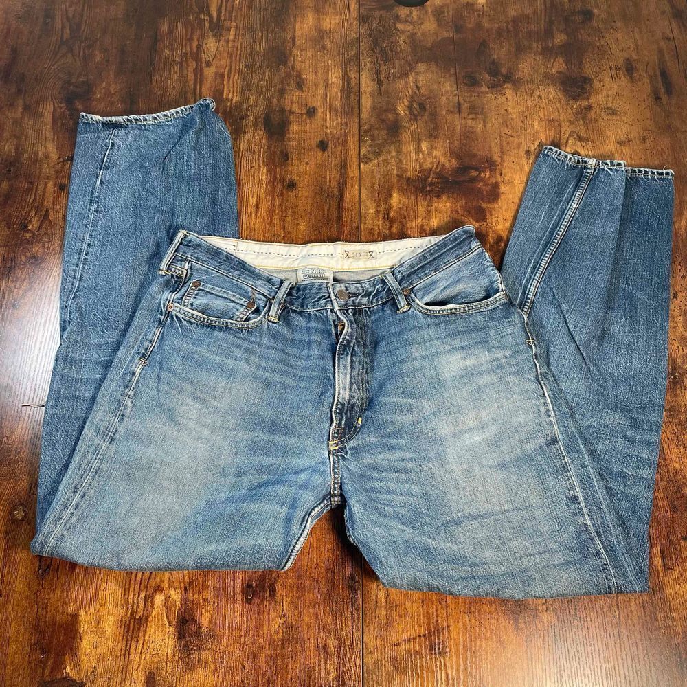 Polo Ralph Lauren Men's 32x29 Straight Leg Mid Rise Jeans Distress See Pictures - Picture 2 of 5